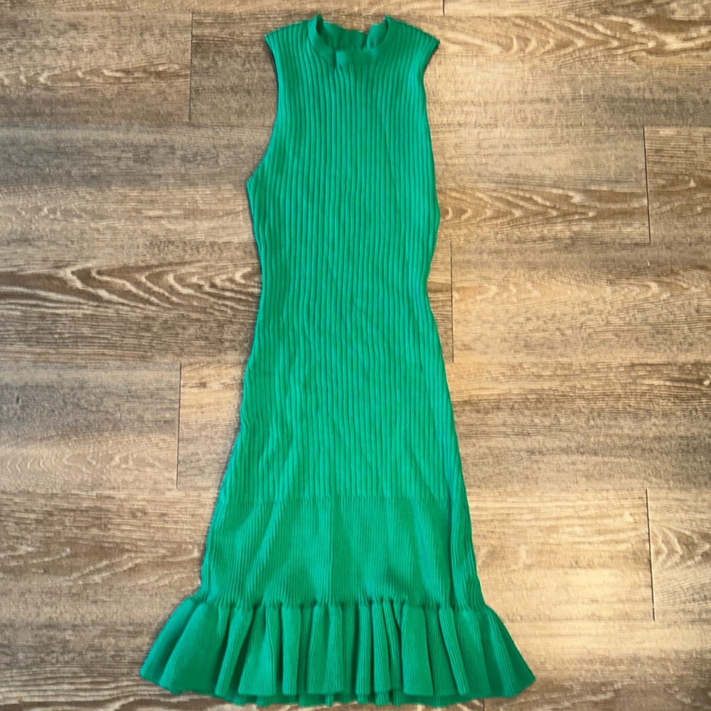 Knit midi dress